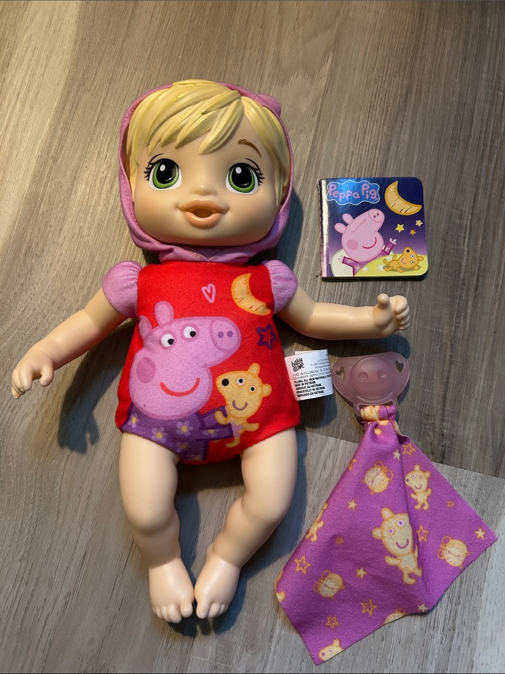 Peppa Pig Baby Alive Baby Doll in Pink and Red Outfit